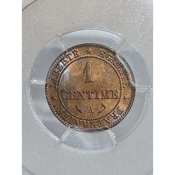 1 centime Cérès 1897 A Paris Spl+ MS64