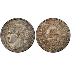 50 centimes Cérès 1895 A Paris SPL- PCGS MS62