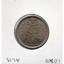 Monaco 10 francs 1946 Sup, Gad.136 Louis II