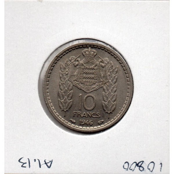 Monaco 10 francs 1946 Sup, Gad.136 Louis II