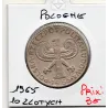 Pologne 10 Zlotych 1965 TTB, KM55 colonne sigismond