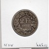 Suisse 2 francs 1875 TTB-, KM.21