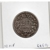 Suisse 2 francs 1875 TTB-, KM.21