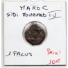 Maroc 1 Falus non daté TTB, KM.C160 Sidi mohammed IV
