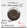 Maroc 2 Falus 1277 AH - 1861 Fez TB, KM.163 Sidi mohammed IV