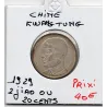 Chine 20 cents ou 2 jiao 1929 an 18 Spl, KM.Y426 Kwangtung