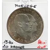 Norvège 25 Kroner 1970 Sup+, KM.414 Haakon VII et Olav V