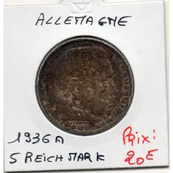 Allemagne 5 reichsmark 1936 A, TTB KM.86 Paul von Hindenburg