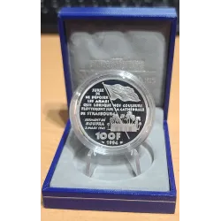 100 francs Argent, BE, 1994, Leclerc Libération pièces de monnaies de Paris