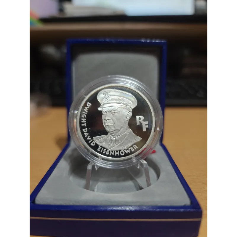 100 francs Argent, BE, 1994, Eisenhower pièces de monnaies de Paris