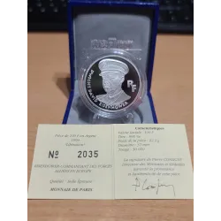 100 francs Argent, BE, 1994, Eisenhower pièces de monnaies de Paris