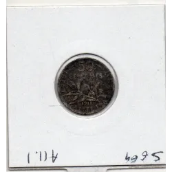 50 centimes Semeuse Argent 1911 TB patine sombre