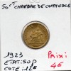 Bon pour 50 centimes Commerce Industrie 1923 Sup