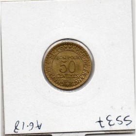 Bon pour 50 centimes Commerce Industrie 1923 Sup