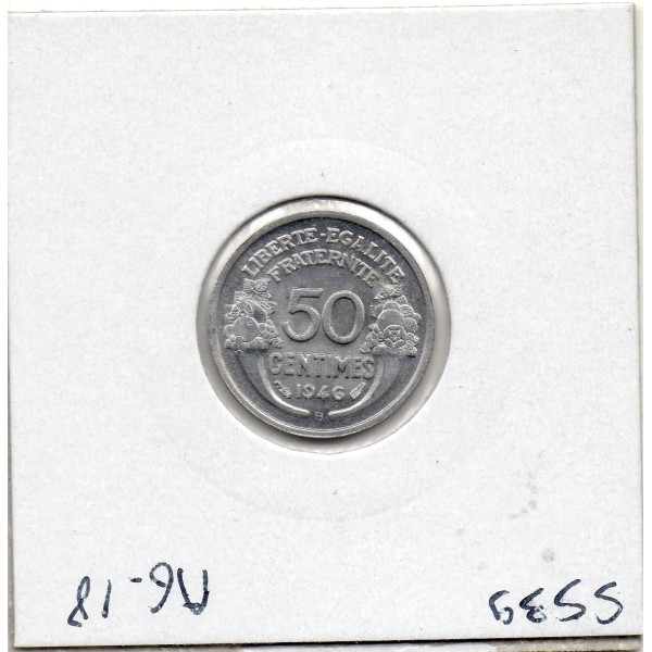 50 centimes Morlon 1946 B Beaumont Sup+
