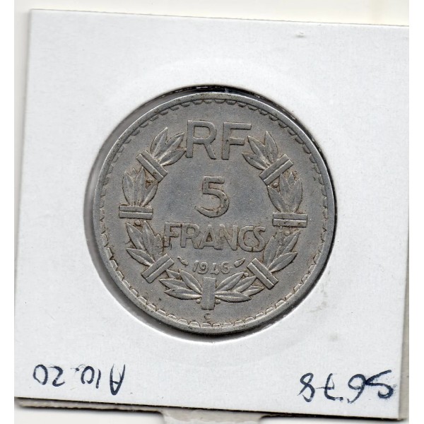 5 francs Lavrillier 1946 C Castelsarrasin TTB