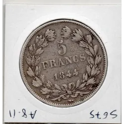 5 francs Louis Philippe 1844 W Lille TB