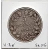 5 francs Louis Philippe 1844 W Lille TB