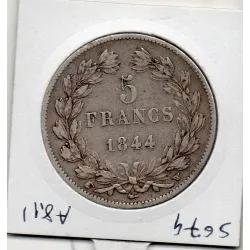 5 francs Louis Philippe 1844 W Lille TTB-