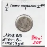 1/2 Franc Napoléon 1er 1808 BB Strasbourg B-