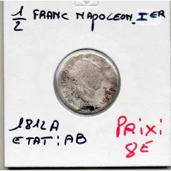 1/2 Franc Napoléon 1er 1812 A paris AB