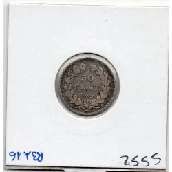 50 centimes Louis Philippe 1845 B Rouen TB-