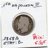 1 franc Napoléon III tête laurée 1868 A Paris B-