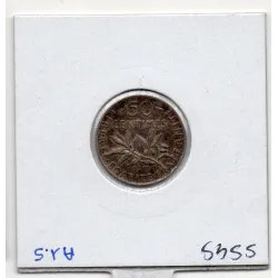 50 centimes Semeuse Argent 1917 Sup patine sombre