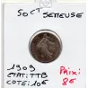 50 centimes Semeuse Argent 1909 TTB