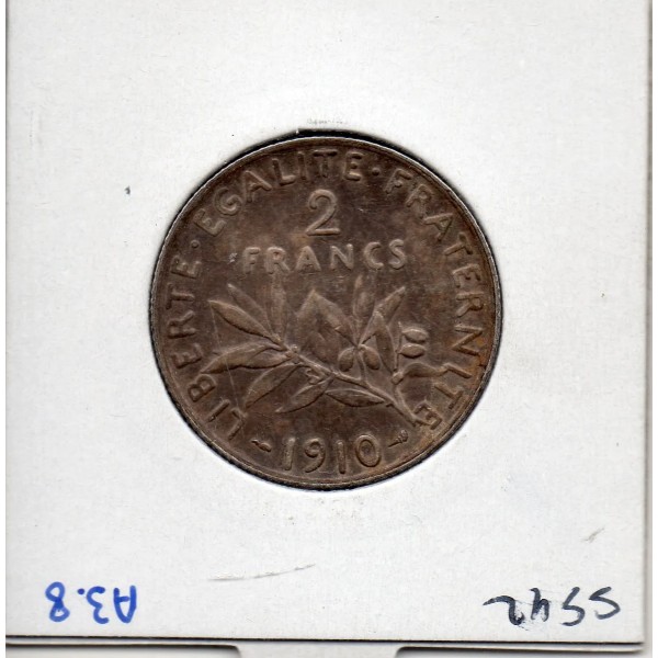 2 Francs Semeuse Argent 1910 Sup-