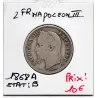 2 francs Napoléon III tête laurée 1868 A Paris B