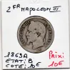2 francs Napoléon III tête laurée 1869 A Paris, B