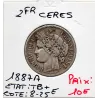 2 Francs Cérès 1887 TB+