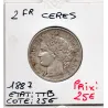 2 Francs Cérès 1887 A TTB Paris
