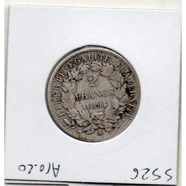 2 Francs Cérès 1894 TB+