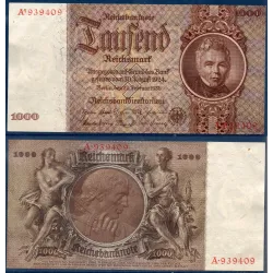 Allemagne P.184, Spl Billet de 1000 reichsmark 1936 Schinkel