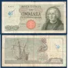 Italie P.98a, TB ecrit Billet de 5000 Lire 1964 Christophe Colomb