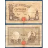 Italie P.59, B+ Billet de 100 Lire 9.12.1942 Justice Science