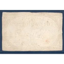 Assignat 5 livres 10 brumaire l'an 2, TTB, signature Goust
