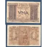 Italie P.26, Billet de 1 Lira 1939 Statue d'Auguste