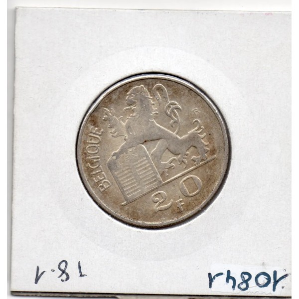 Belgique 20 Francs 1950 en français TTB, KM 140 pièce de monnaie