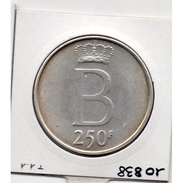 Belgique 250  Francs 1976 en Français TTB, KM 157 pièce de monnaie