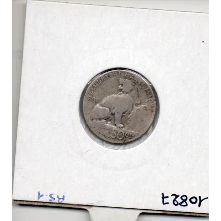 Belgique 1/2 Franc 1901 en Français B, KM 50 pièce de monnaie