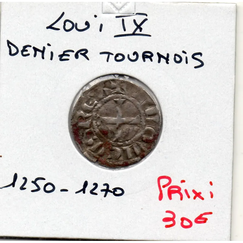 Denier Tournois Louis IX (1250-1270) TTB-