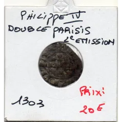 Double Parisis Philippe IV (1303-1305) 2eme emission