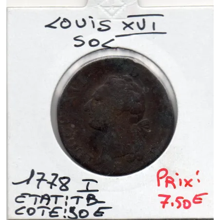 Sol 1778 I Limoges Louis XVI TB-