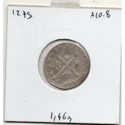 5 Sols aux insignes 1702 A Paris Louis XIV TTB-