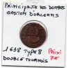 Principauté des Dombes, Gaston d'Orleans (1638) Double Tournois Type 8