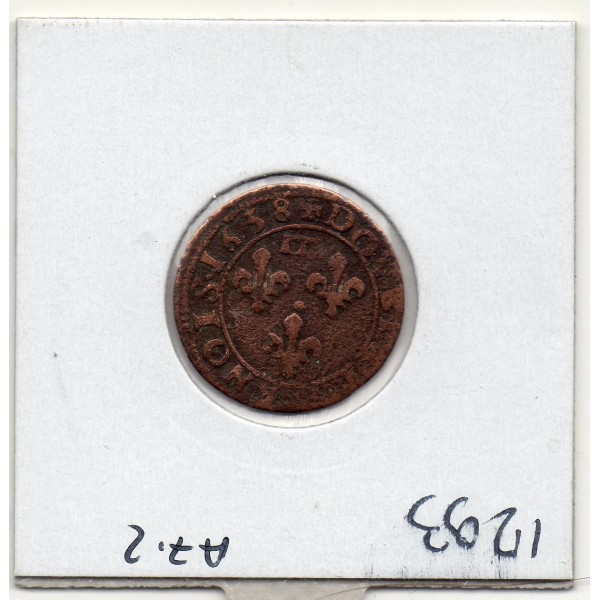 Principauté des Dombes, Gaston d'Orleans (1638) Double Tournois Type 8