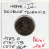 Double Tournois 1599 A Paris Moulin des étuves Henri IV